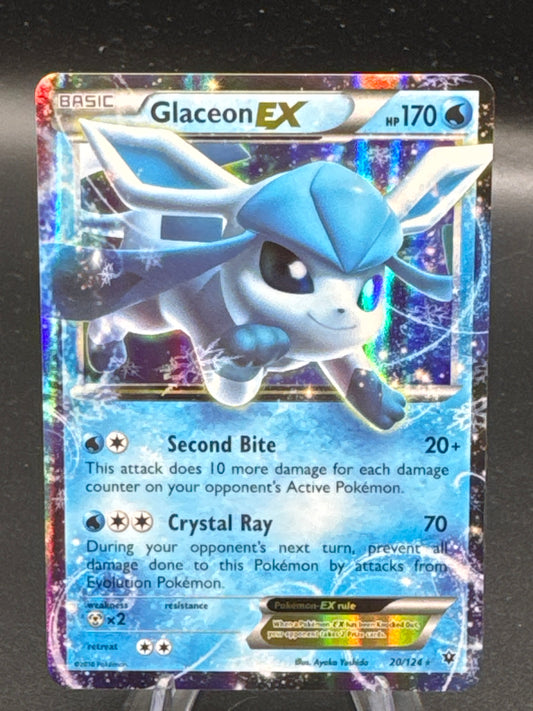 Pokémon TCG: 2016 Glaceon EX 20/124 XY: Fates Collide