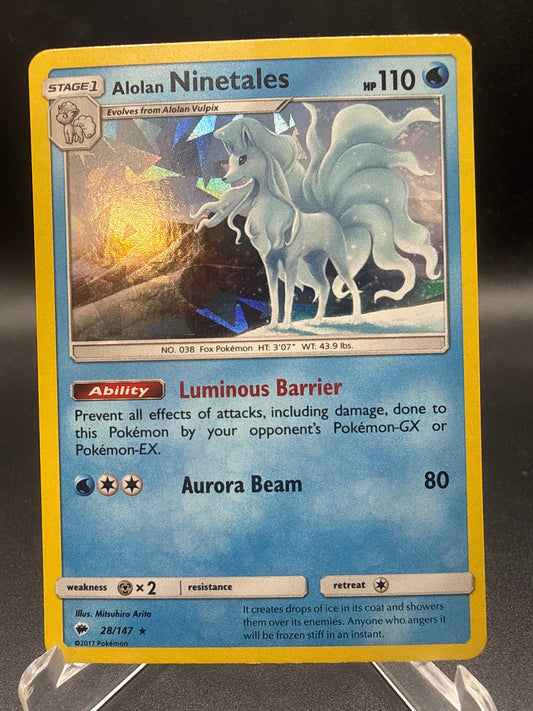 Pokémon TCG: 2017 Alolan Ninetales - SM - Burning Shadows (SM03)