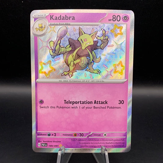 Pokémon TCG: 2024 Kadabra 149/091 S&V Paldean Fates Shiny Full Art