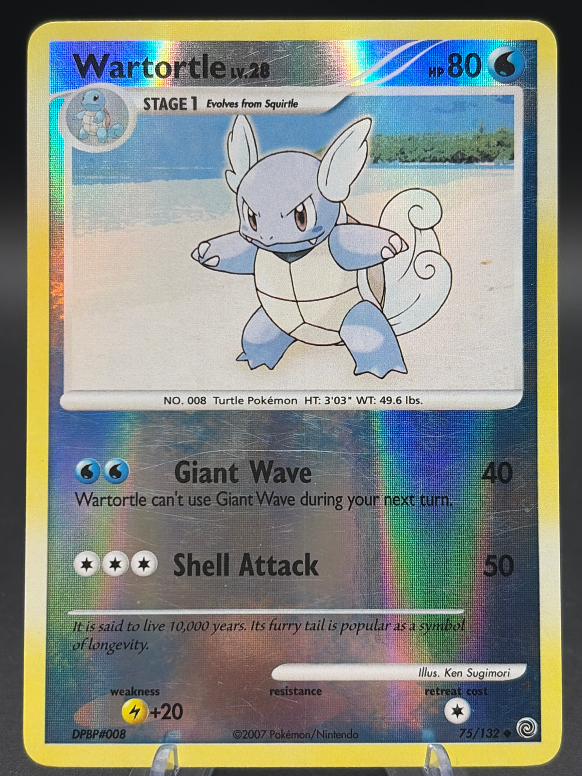 Pokémon TCG: 2007 Wartortle - Secret Wonders (SW) (Reverse Holo)