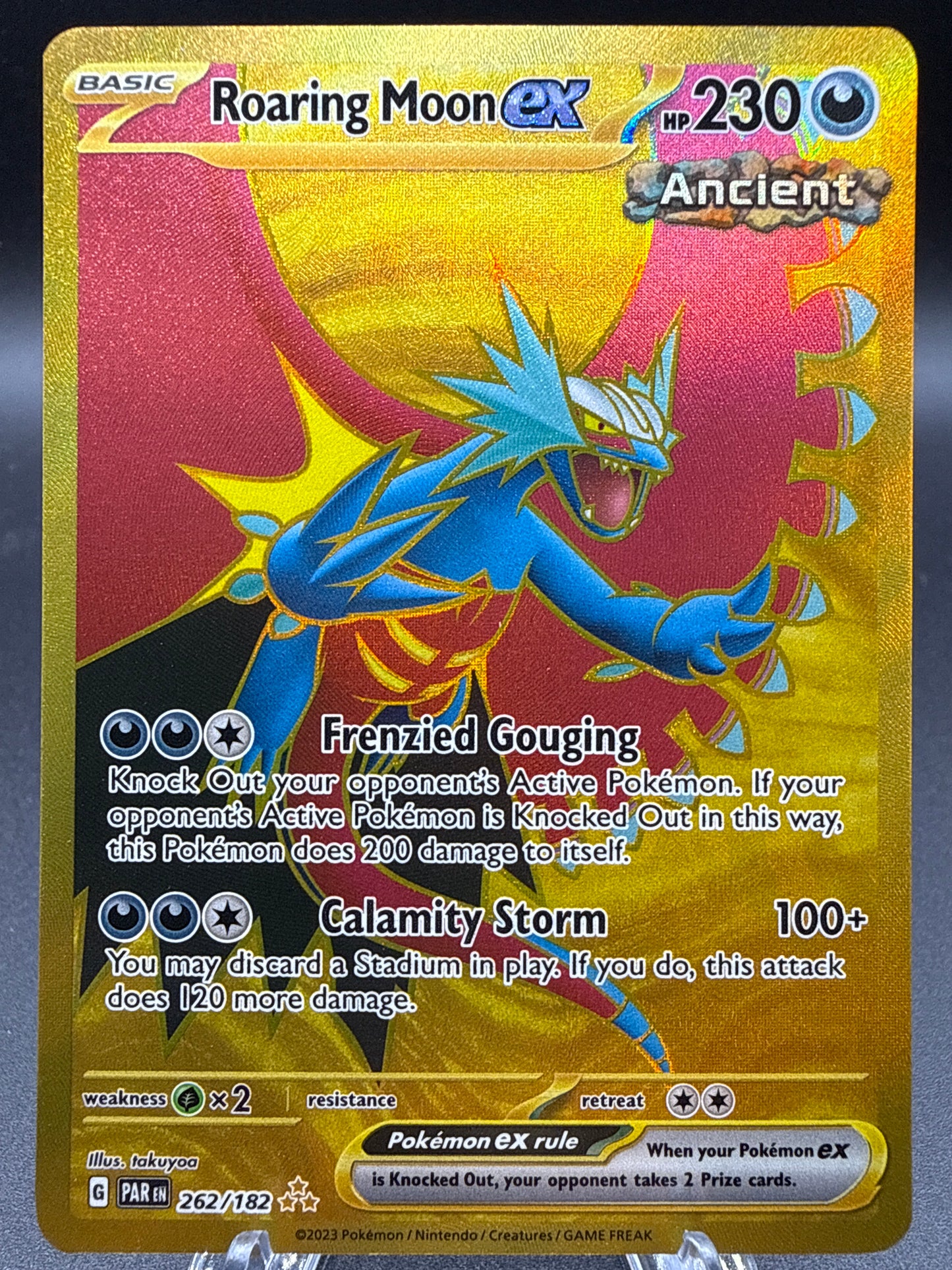 Pokémon TCG: 2023 Roaring Moon ex - 262/182 - S&V Paradox Rift Gold