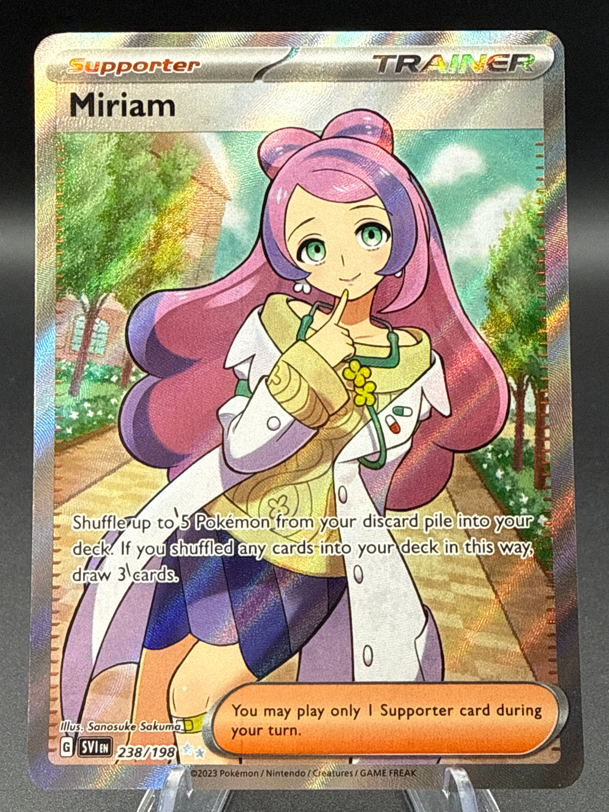 Pokémon TCG 2023 Miriam - 238/198 - S&V: Scarlet & Violet