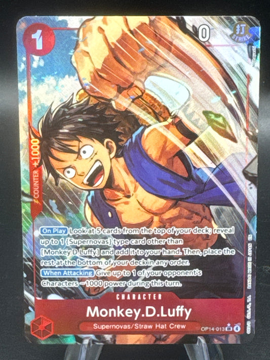 One Piece TCG: Monkey.D.Luffy OP14-013 Azure Sea's Seven