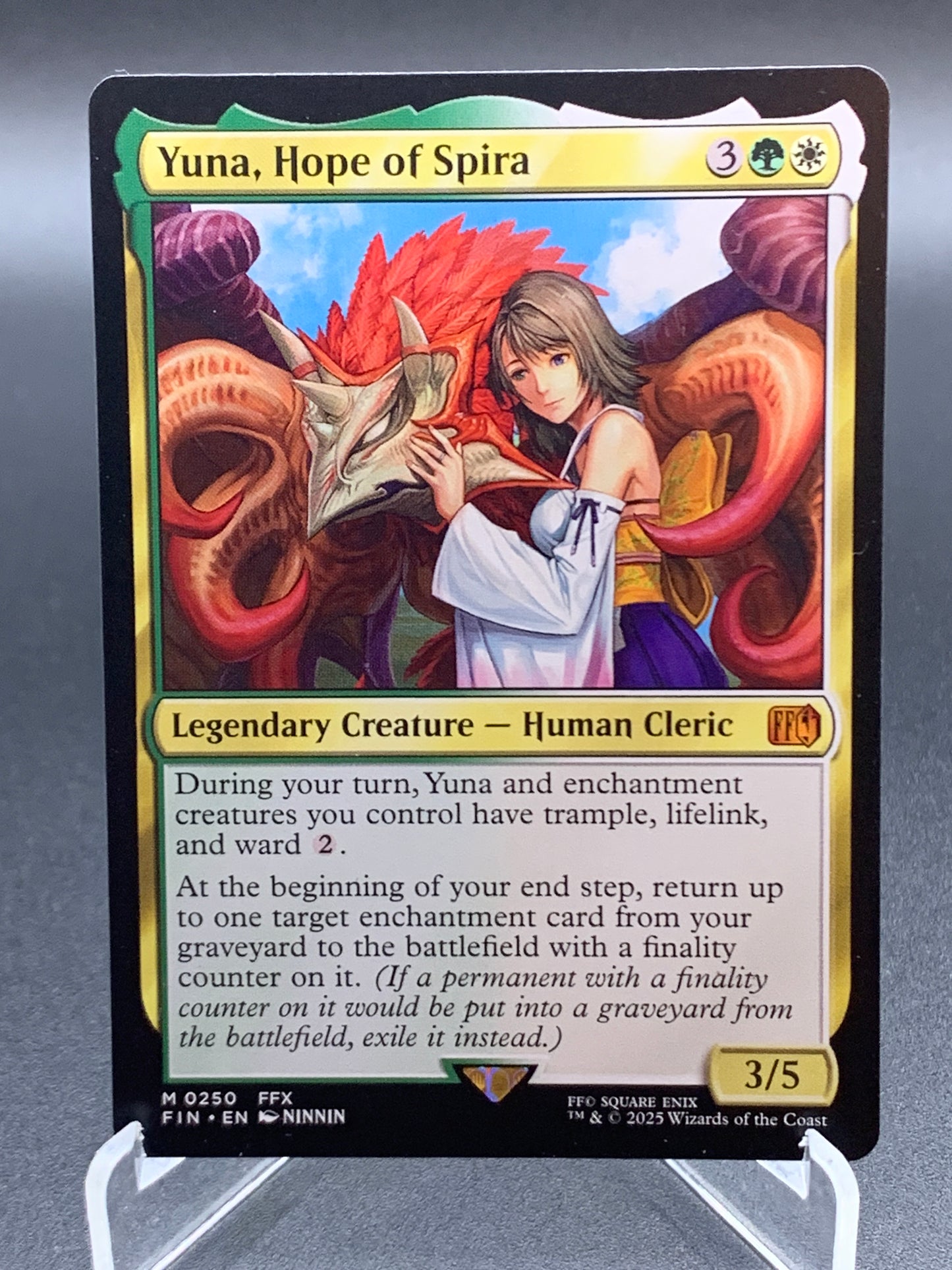MTG TCG: Yuna, Hope of Spira M 0250 FIN: FINAL FANTASY