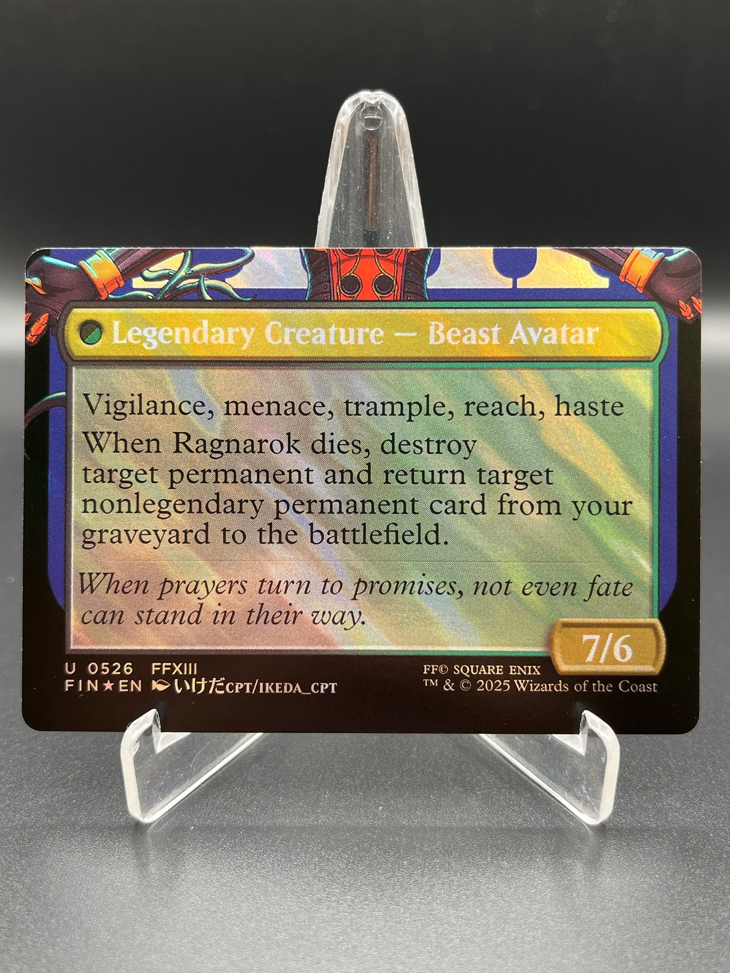 MTG TCG: Fang, Fearless l'Cie (Borderless) (Surge Foil) - FINAL FANTASY (FIN)