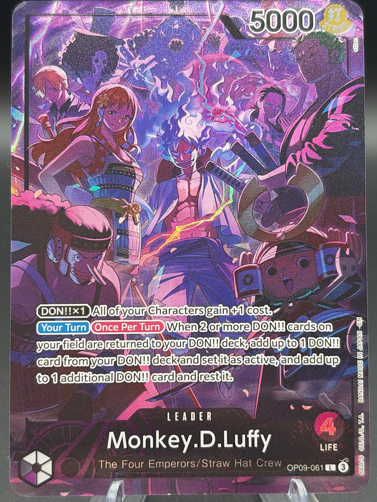Pokémon TCG: 2026 Monkey.D.Luffy (English Version 2nd Anniversary Set) - One Piece Promotion Cards (OP-PR)