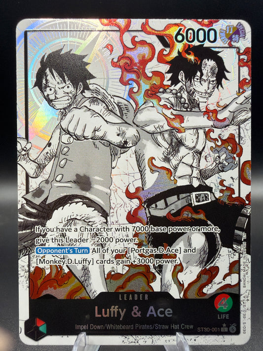 One Piece TCG: 2026 Luffy & Ace (Parallel) - Starter Deck EX: Luffy & Ace (ST-30)