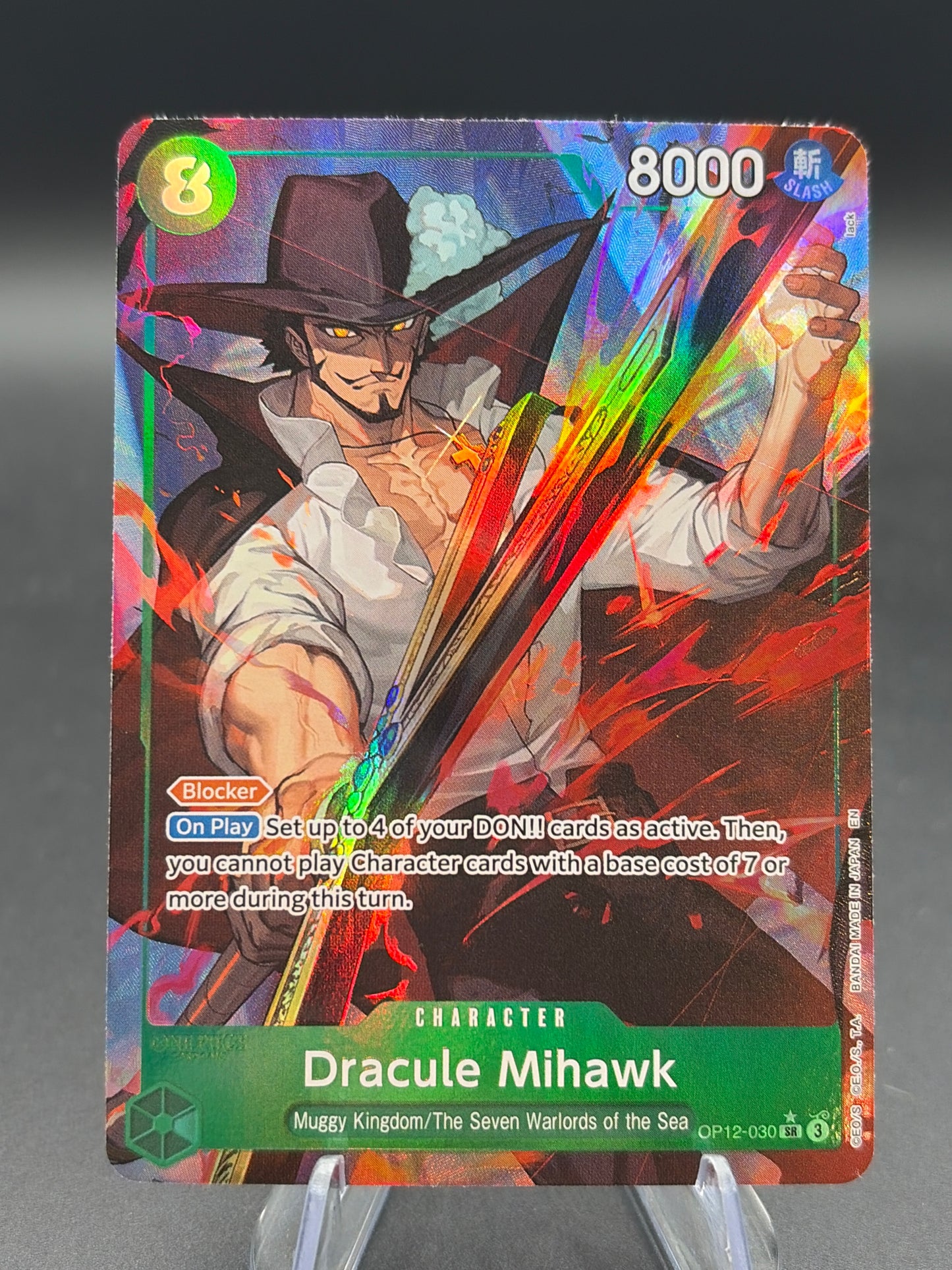 One Piece TCG: Dracule Mihawk (Alternate Art) - Legacy of the Master (OP12)