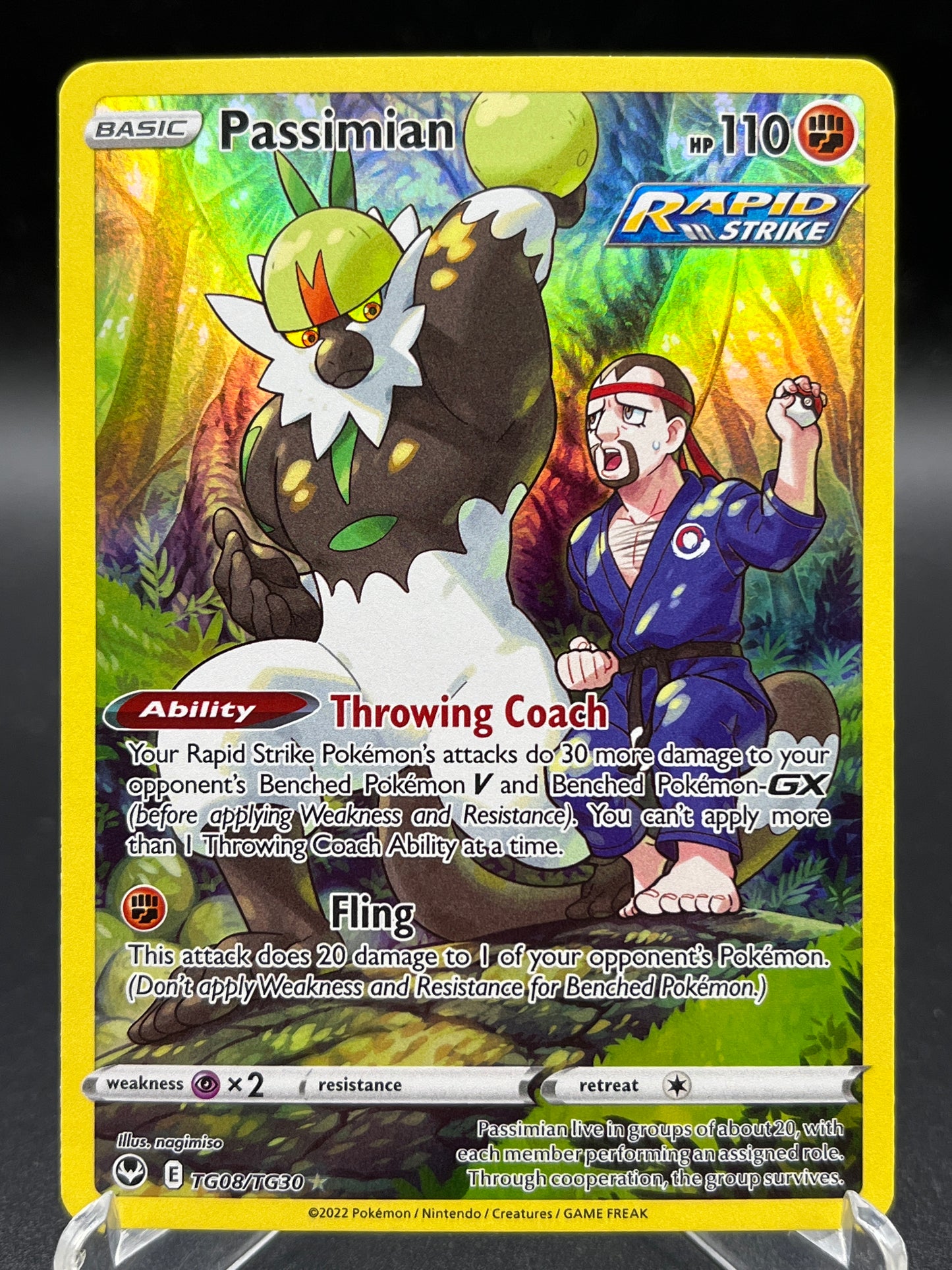 Pokémon TCG: 2022 Passimian - TG08/TG30 - SWSH12: Silver Tempest Trainer Gallery