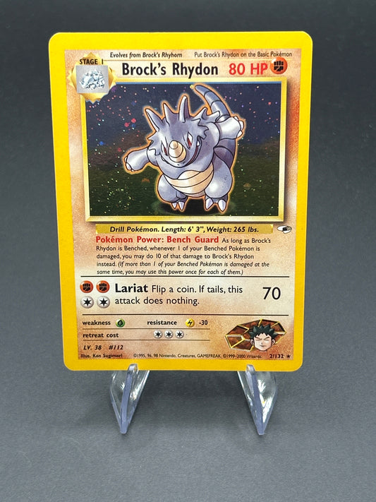 Pokémon TCG: 2000 Brock's Rhydon 2/132 - Gym Heroes