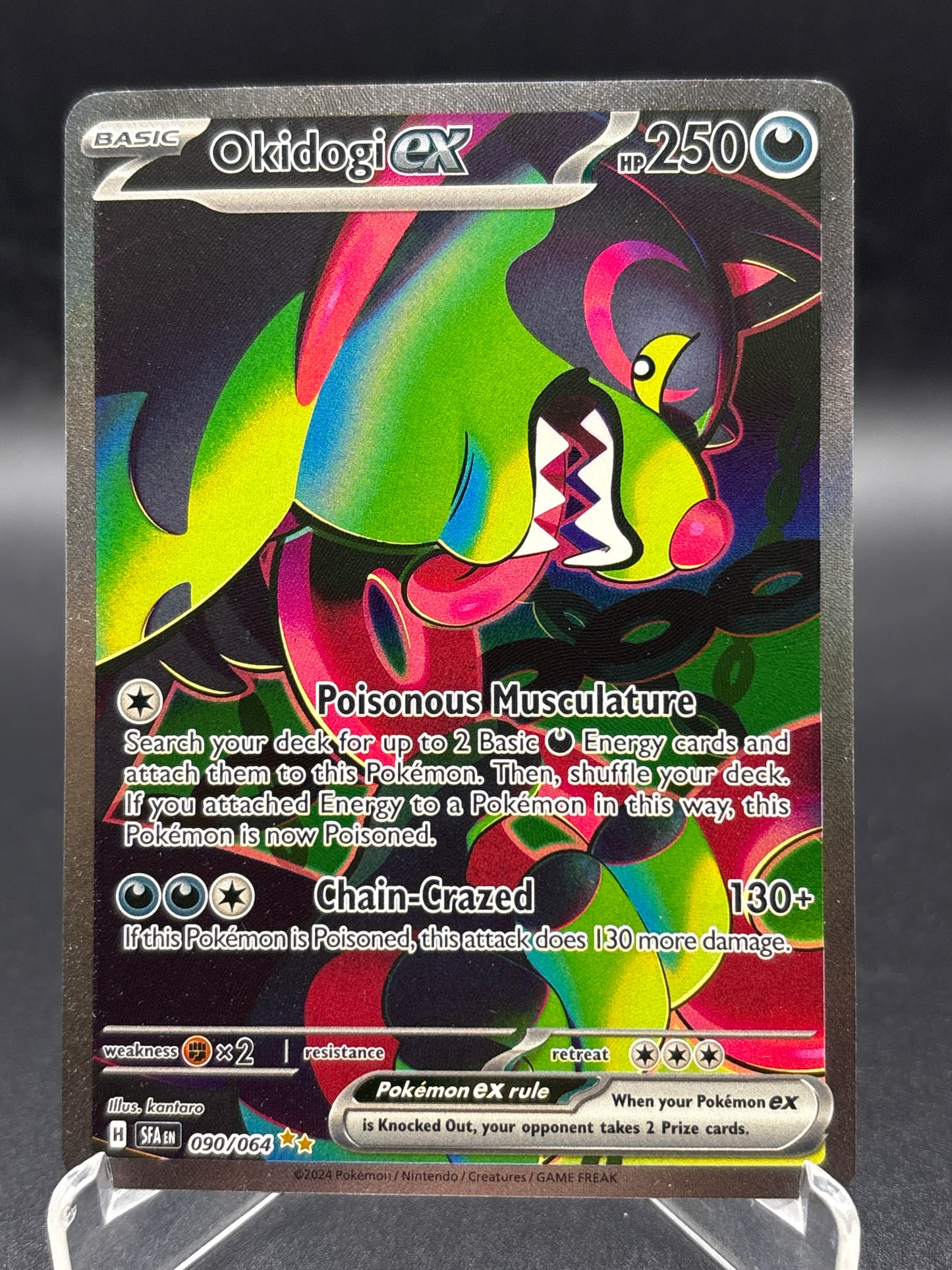 Pokémon TCG: 2024 Okidogi Ex 090/064 SV: Shrouded Fable
