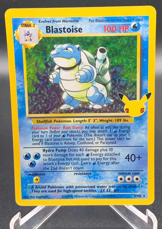 Pokémon TCG: Blastoise 2/102 SWSH: Celebrations Classic Collection
