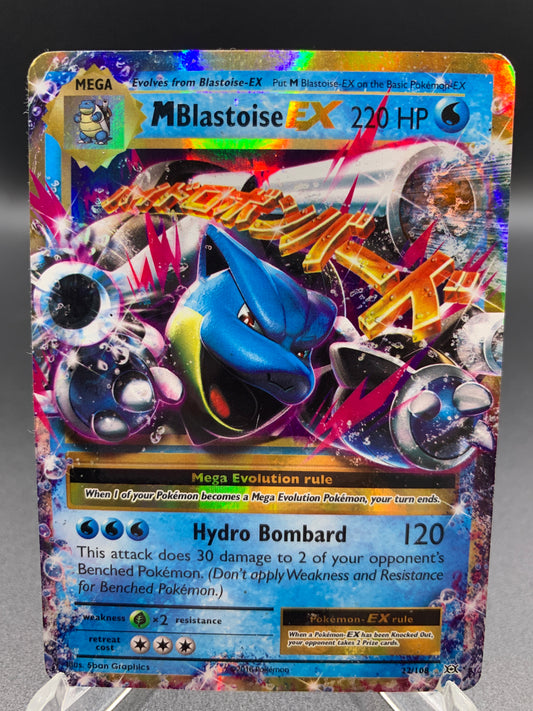 Pokémon TCG: 2016 M Blastoise EX 22/108 XY: Evolutions