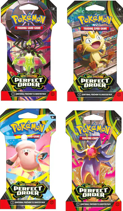 Pokémon TCG: Mega Evolution - Perfect Order - Sleeved Booster Pack (Pack Art May Vary)
