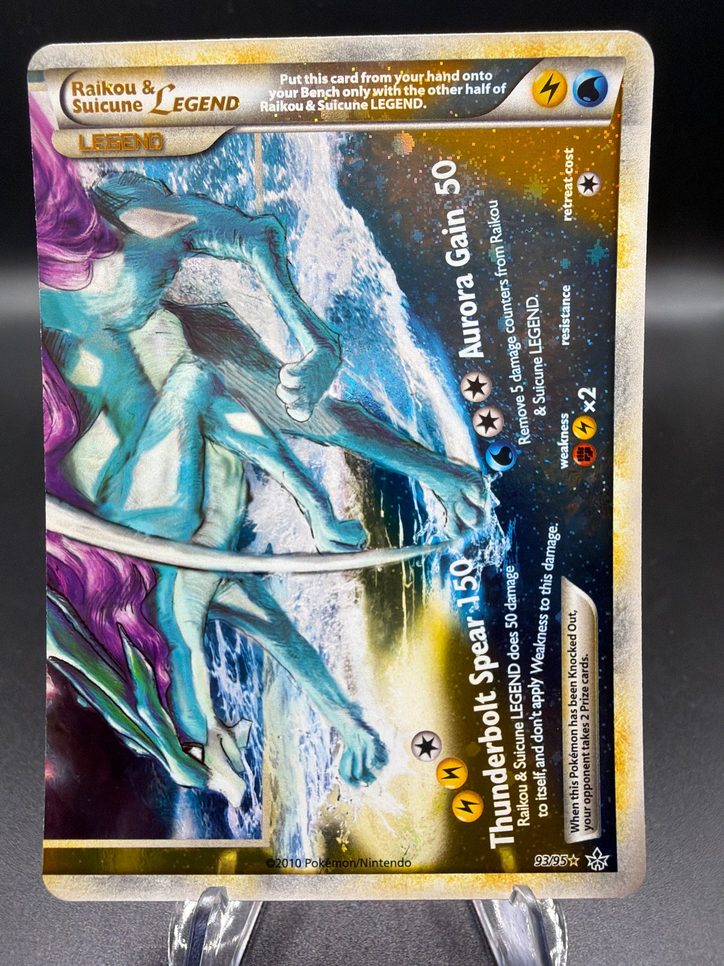 Pokémon TCG: 2010 Raikou & Suicune Legend 93/95 HG&SS Unleashed