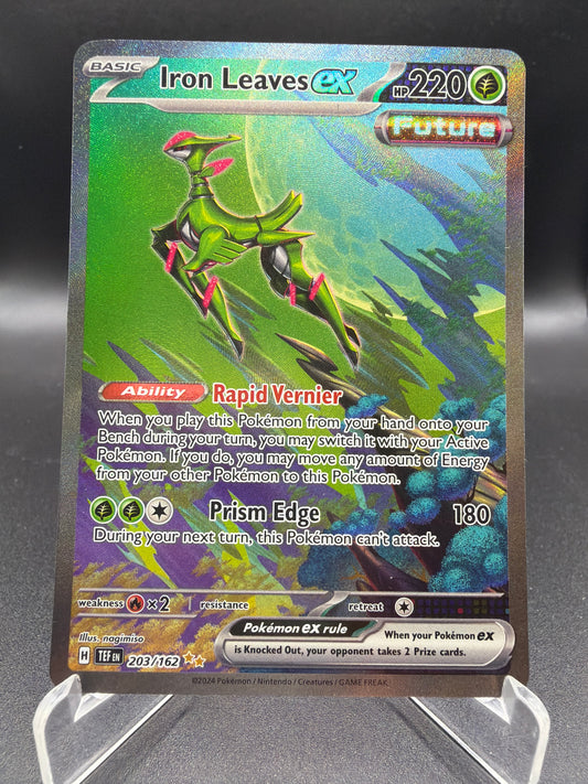 Pokémon TCG: 2024 Iron Leaves ex 203/162 S&V: Temporal Forces Alt Art