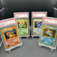 PSA 10 Pokémon TCG: 1998 Japanese Charizard, Blastoise, Venusaur & Porygon Holo CD Promo (Set of 4)