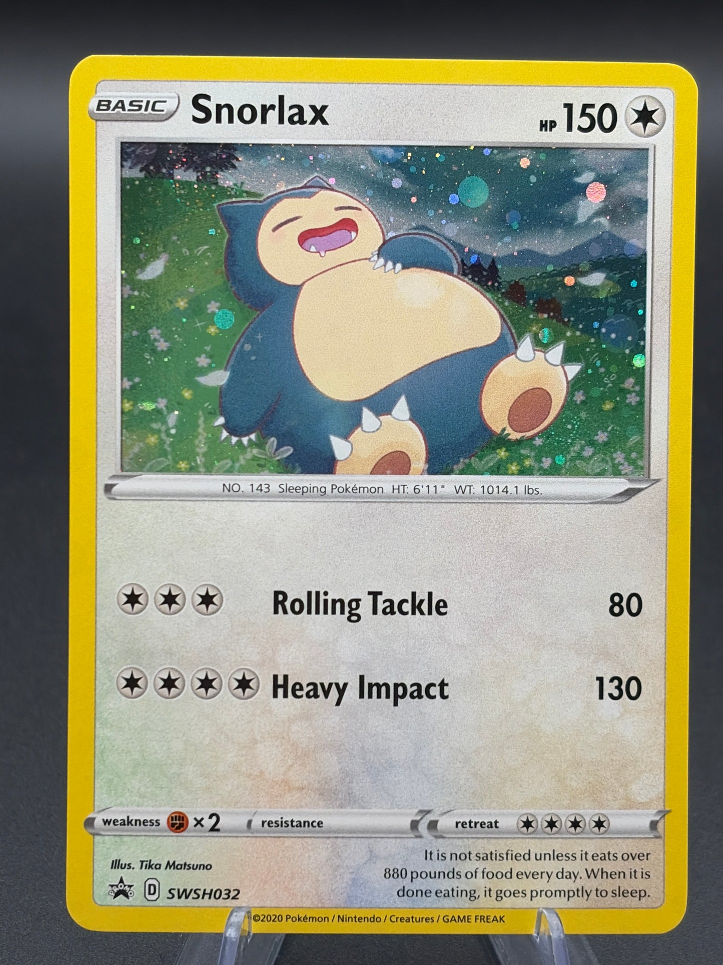 Pokémon TCG: 2020 Snorlax - SWSH032 - SWSH: Sword & Shield Promo Cards