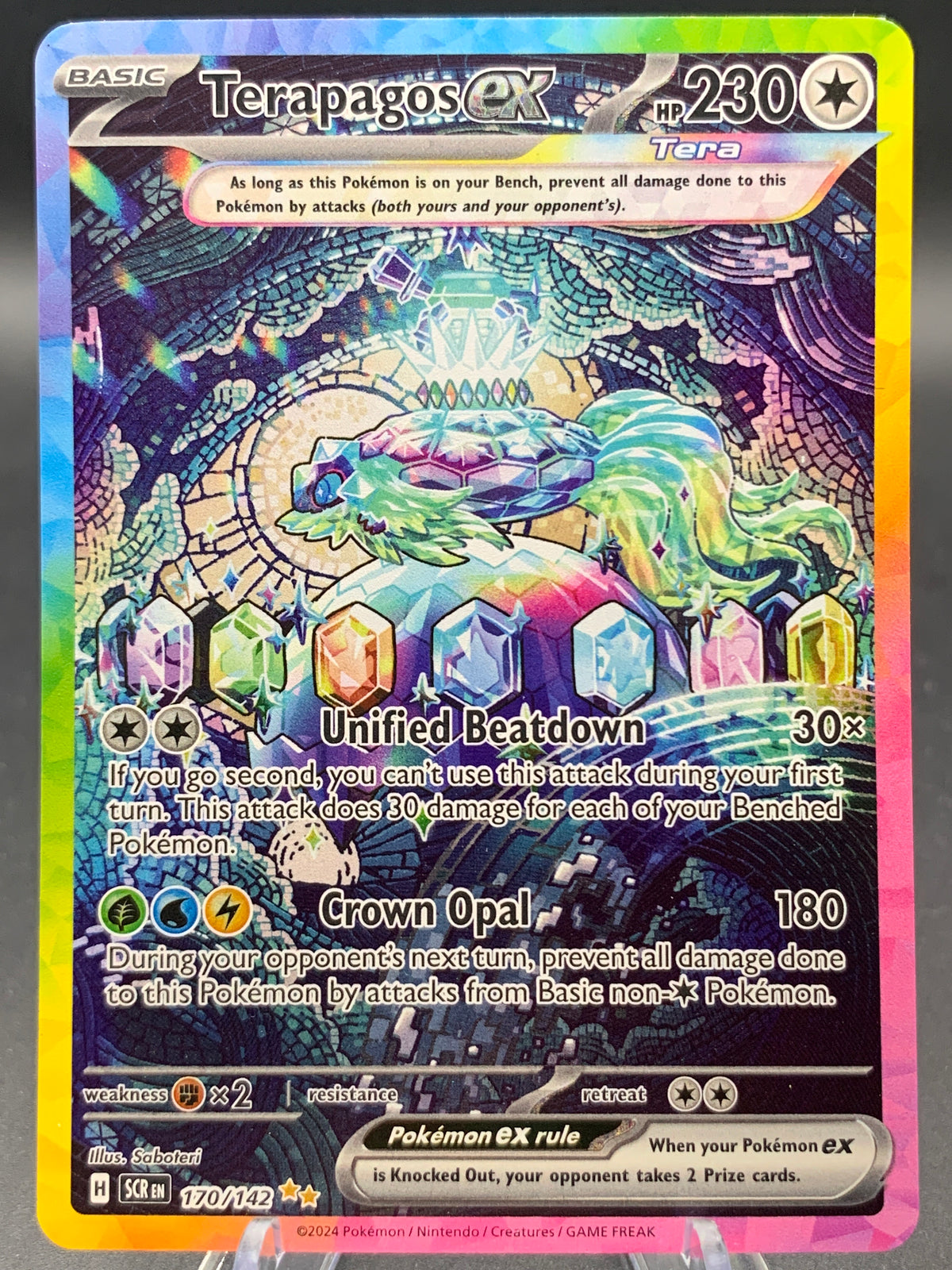 Pokémon TCG: 2024 Terapagos ex - 170/142 - SV: Stellar Crown