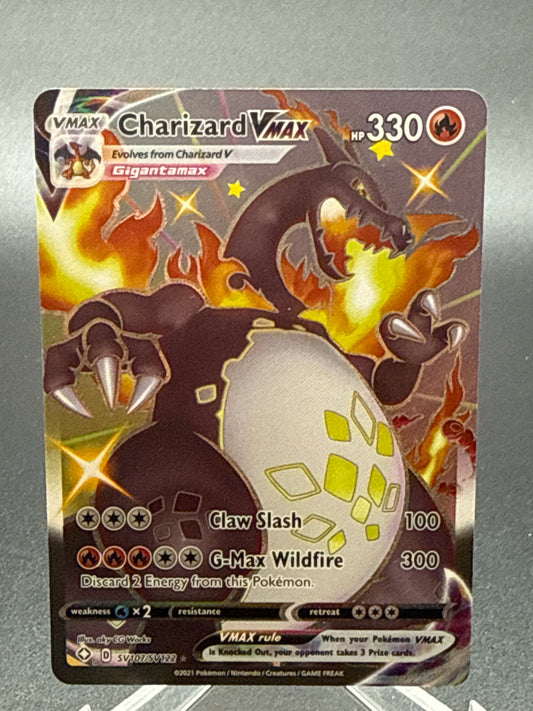 Pokémon TCG: 2021 Charizard VMAX SV107/SV122 SWSH: Shining Fates