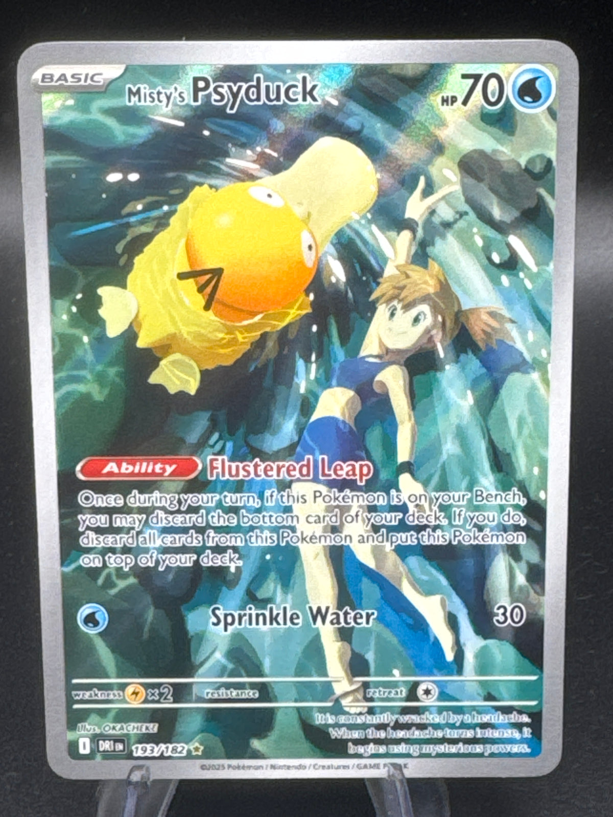 Pokémon TCG: 2025 Misty's Psyduck - 193/182 - SV: Destined Rivals