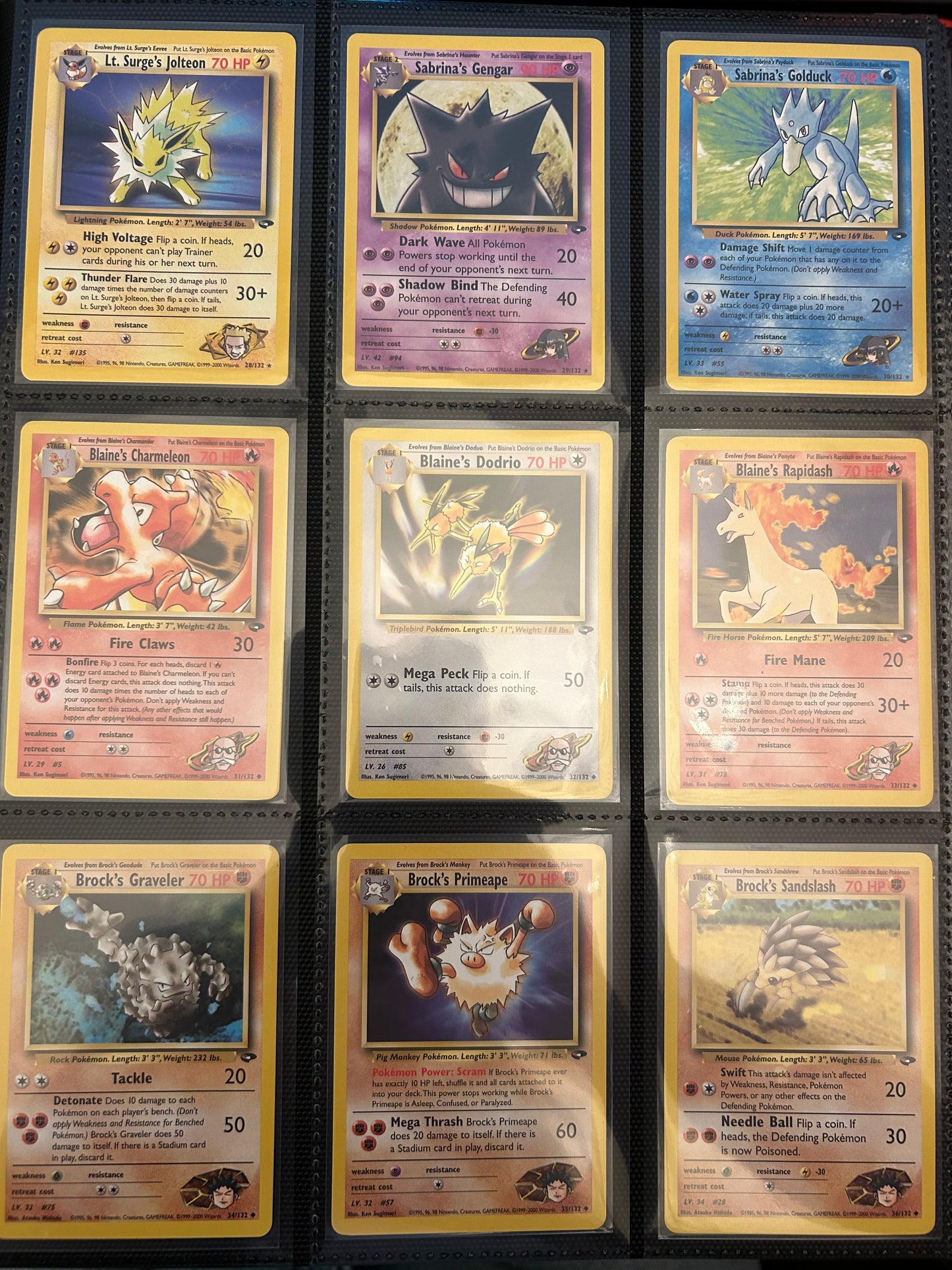 Pokémon TCG: Complete Gym Challenge Full Set - NM/LP