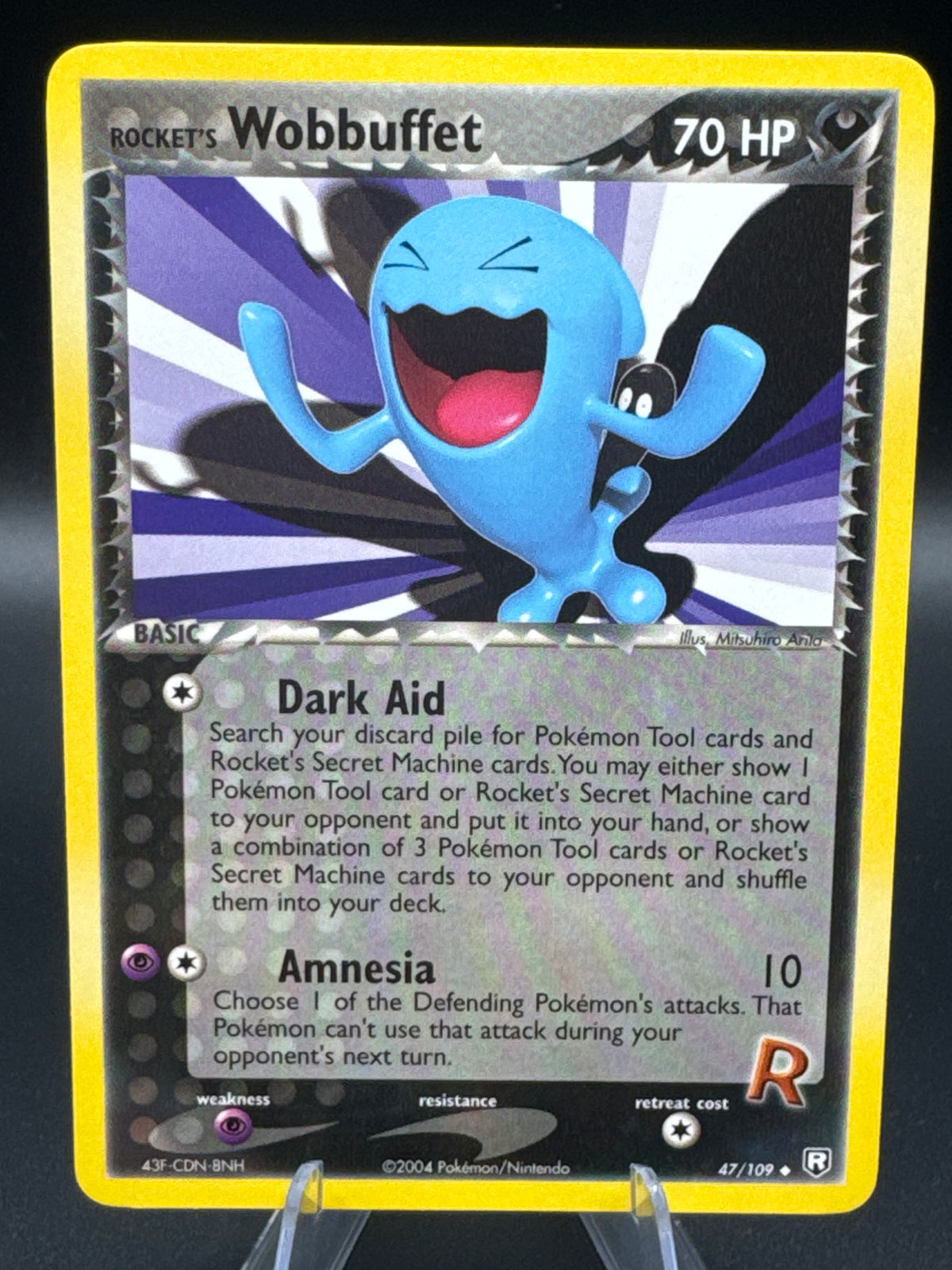 Pokémon TCG: 2004 Rocket's Wobbuffet - 47/109 - EX Team Rocket Returns (RR)