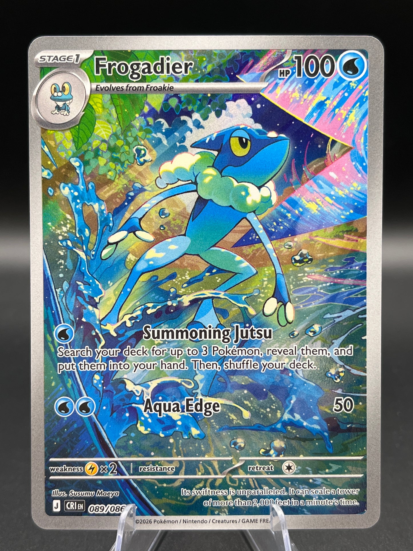 Pokémon TCG: 2026 Frogadier 089/086 - ME04: Chaos Rising