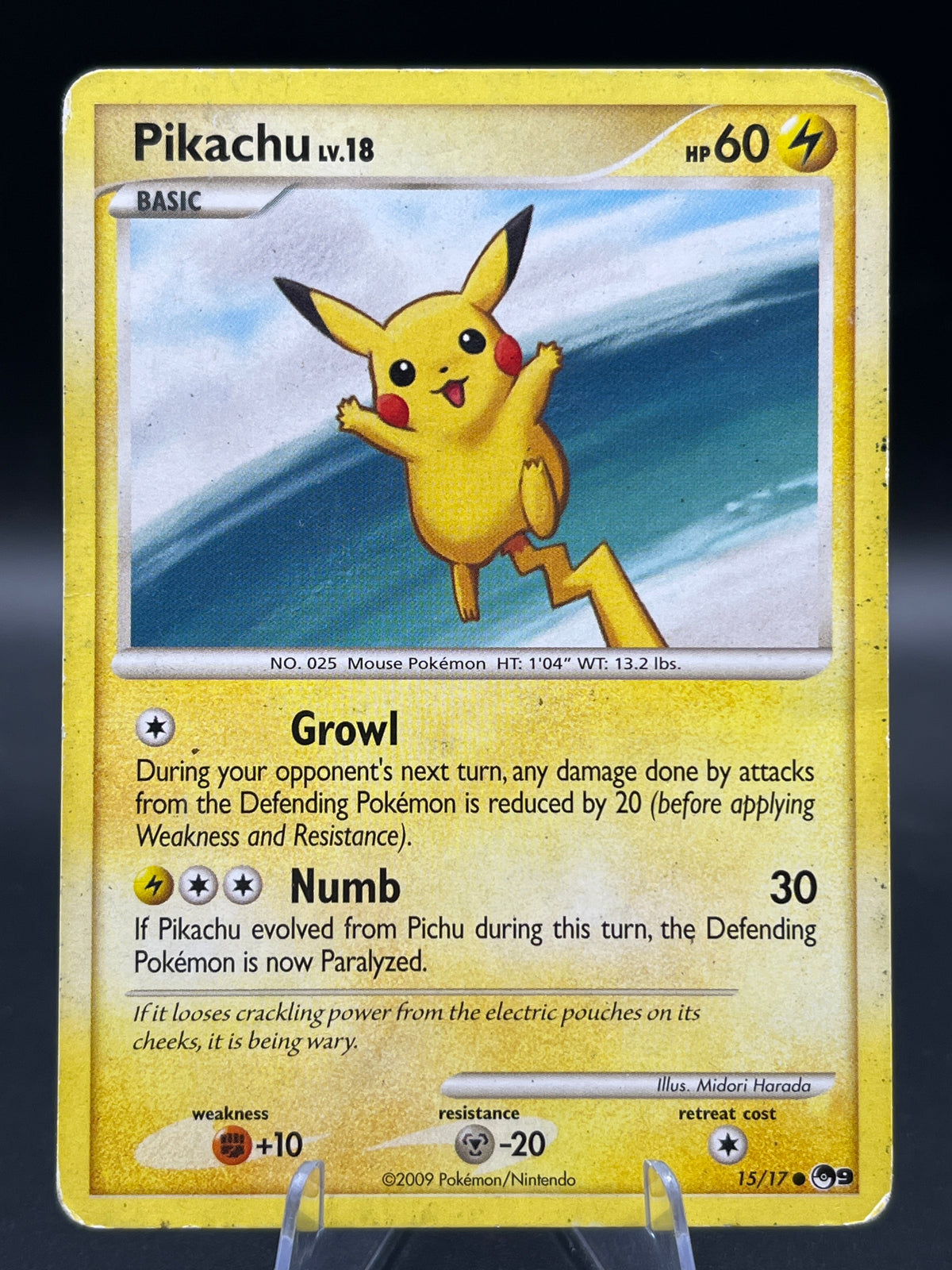 Pokémon TCG: 2009 Pikachu 15/17 - POP Series 9