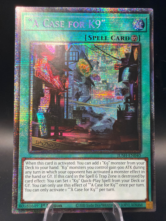 Yu-Gi-Oh! E"A Case for K9" (Starlight Rare) - Justice Hunters (JUSH)