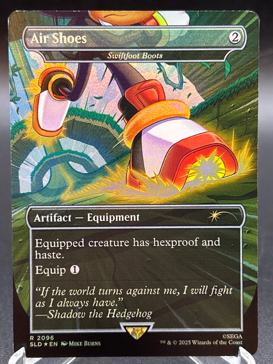 MTG TCG: Air Shoes - Swiftfoot Boots (Rainbow Foil) R 2096 SLD: Secret Lair Drop Series (Secret Lair x Sonic)