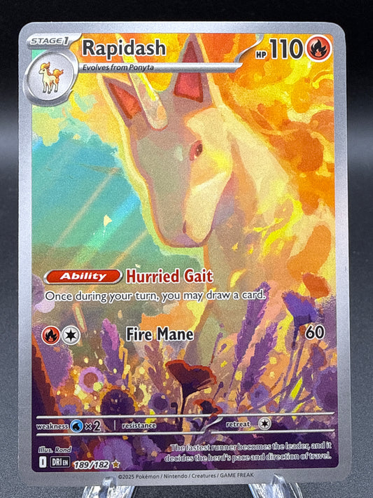 Pokémon TCG: 2025 Rapidash - 189/182 - SV: Destined Rivals