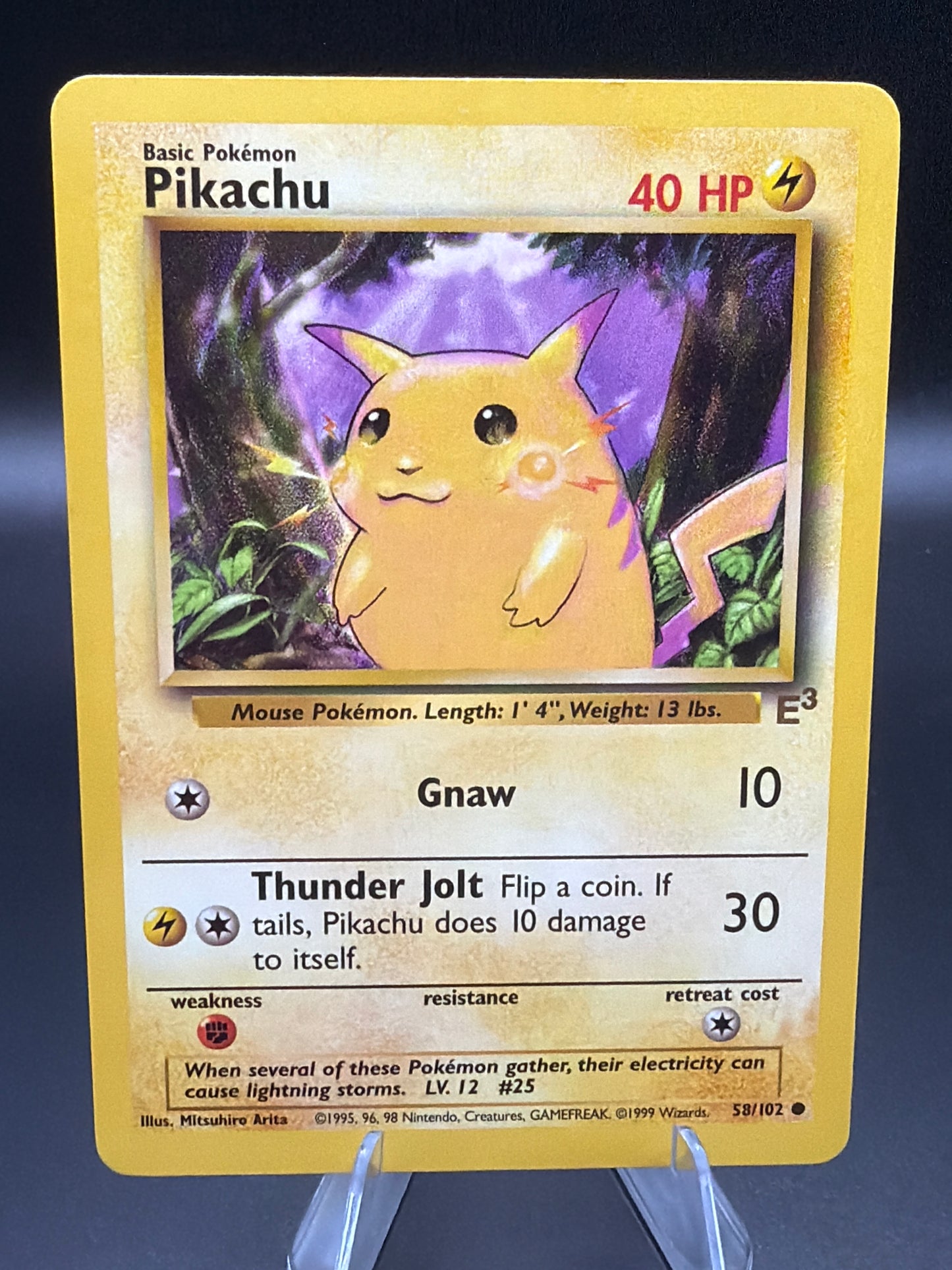 Pokémon TCG: Pikachu - 58/102 (E3 Stamped)