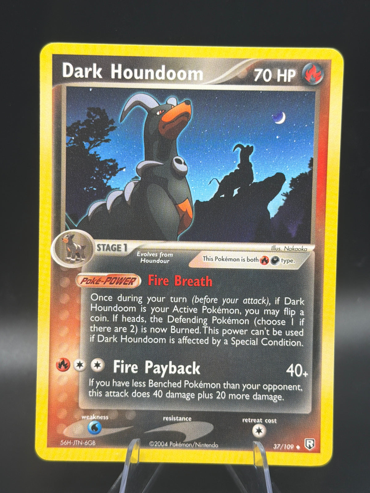Pokemon TCG 2004 Dark Houndoom - 37/109 Team Rocket Returns