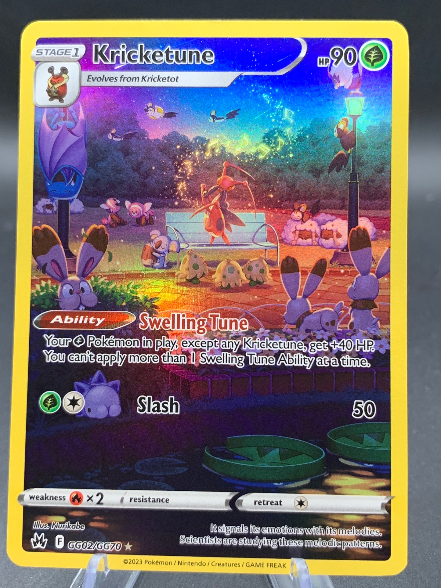 Pokémon TCG: 2023 Kricketune - GG02/GG70 - Crown Zenith Galarian Gallery