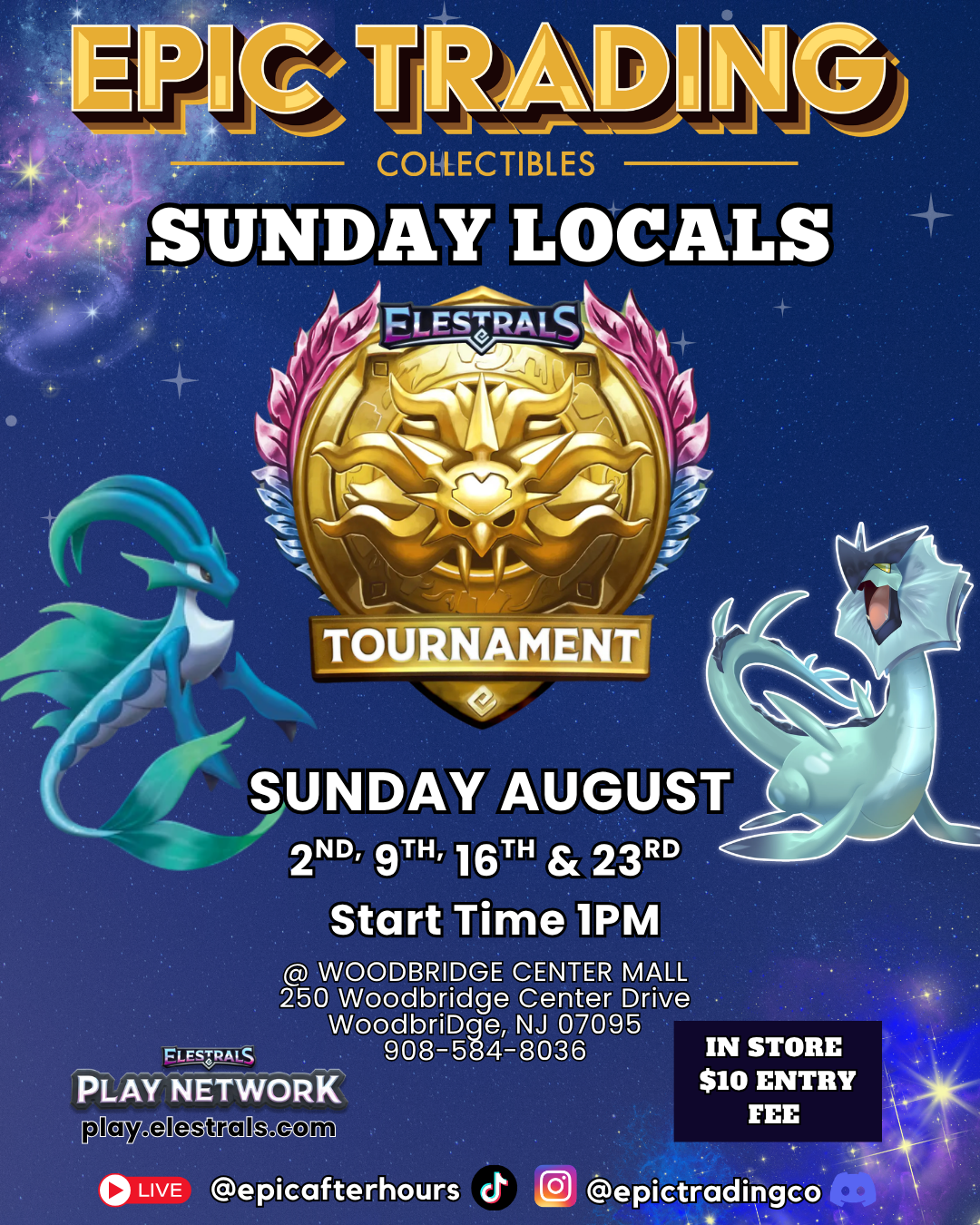 EPIC Elestrals TCG: Sunday Locals - Woodbridge