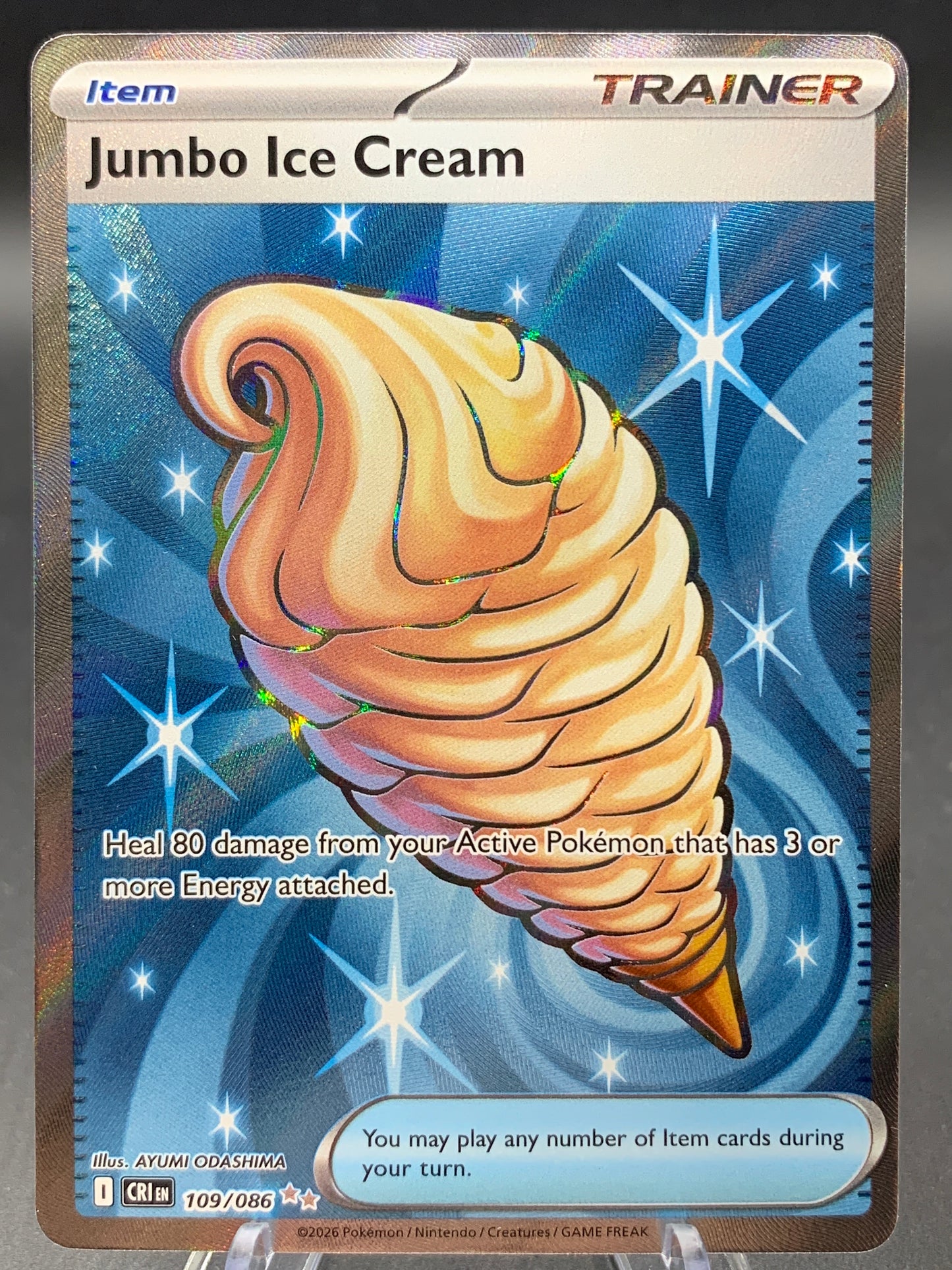 Pokémon TCG: 2026 Jumbo Ice Cream - 109/086 - ME04: Chaos Rising