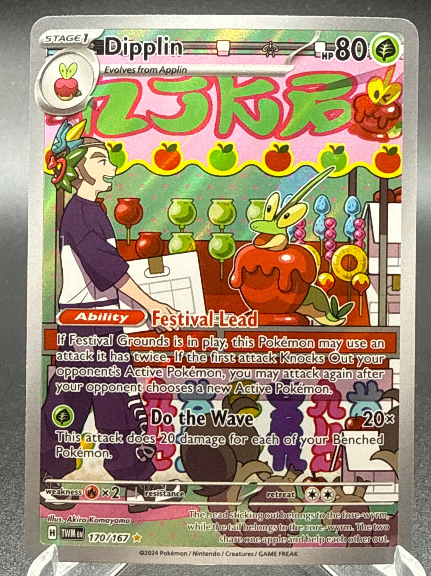 Pokémon TCG: 2024 Dipplin 170/167 SV: Twilight Masquerade