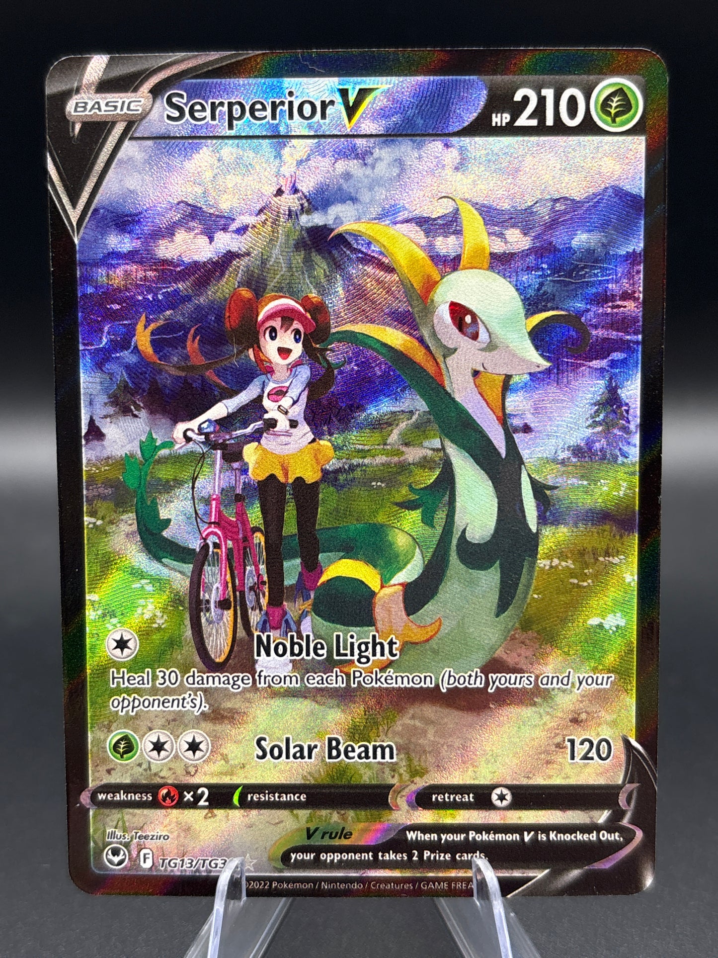 Pokémon TCG: 2022 Serperior V TG13/TG30 SWSH: Silver Tempest Trainer Gallery