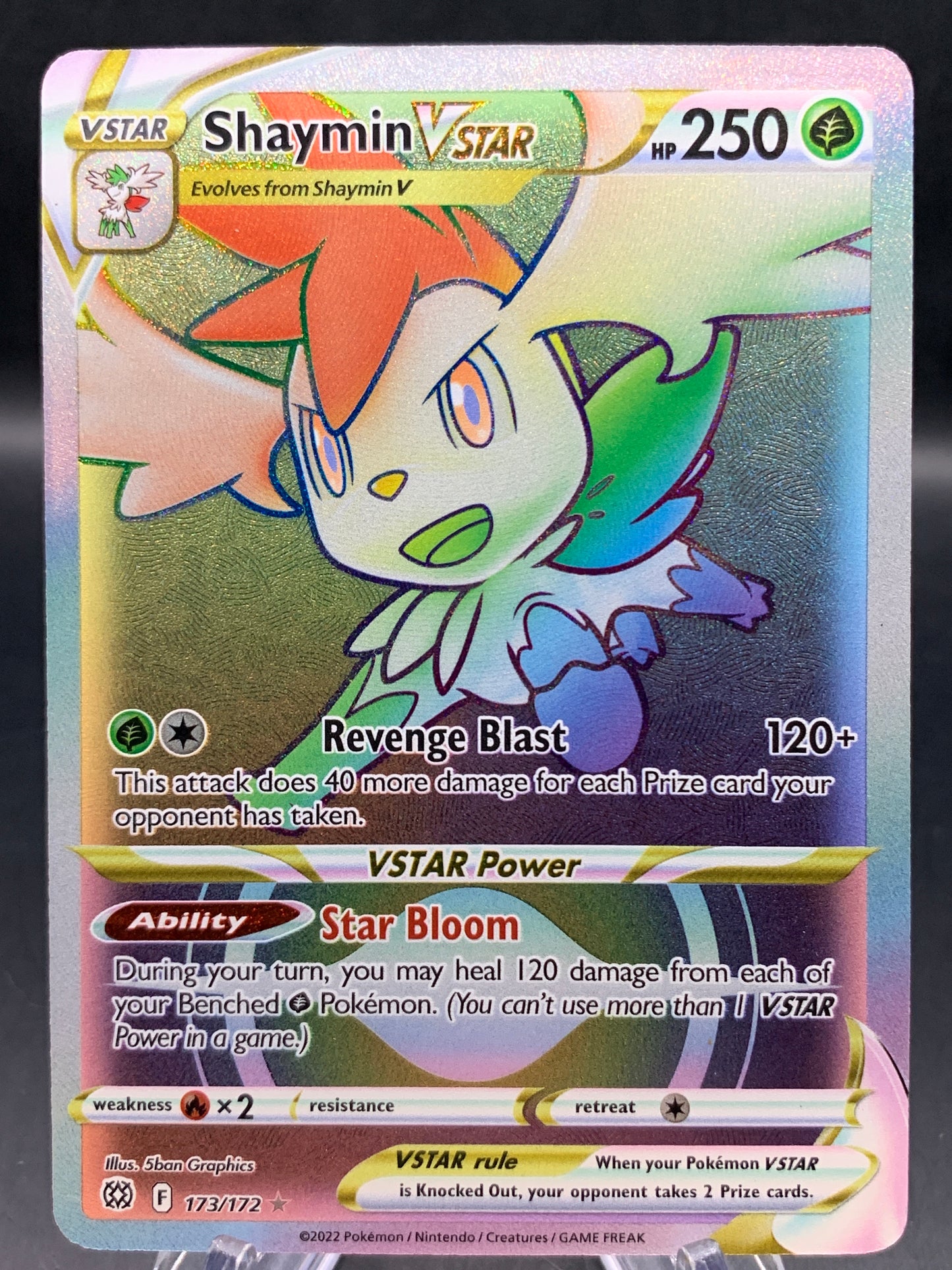 Pokémon TCG: 2022 Shaymin VSTAR - 173/172 - SWSH: Brilliant Stars