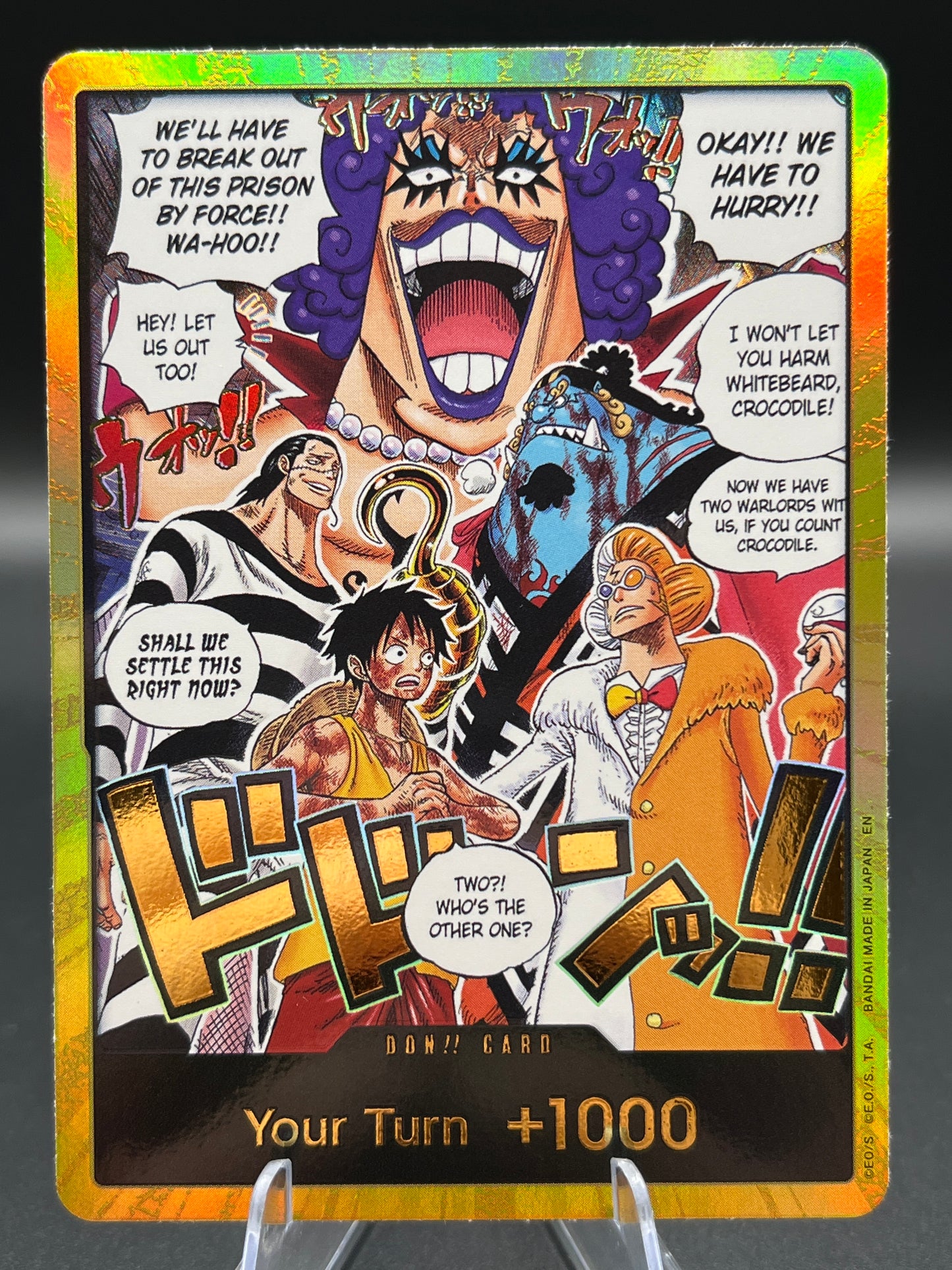 One Piece TCG: DON!! Card (Alternate Art) (Gold) - The Time of Battle (OP16)