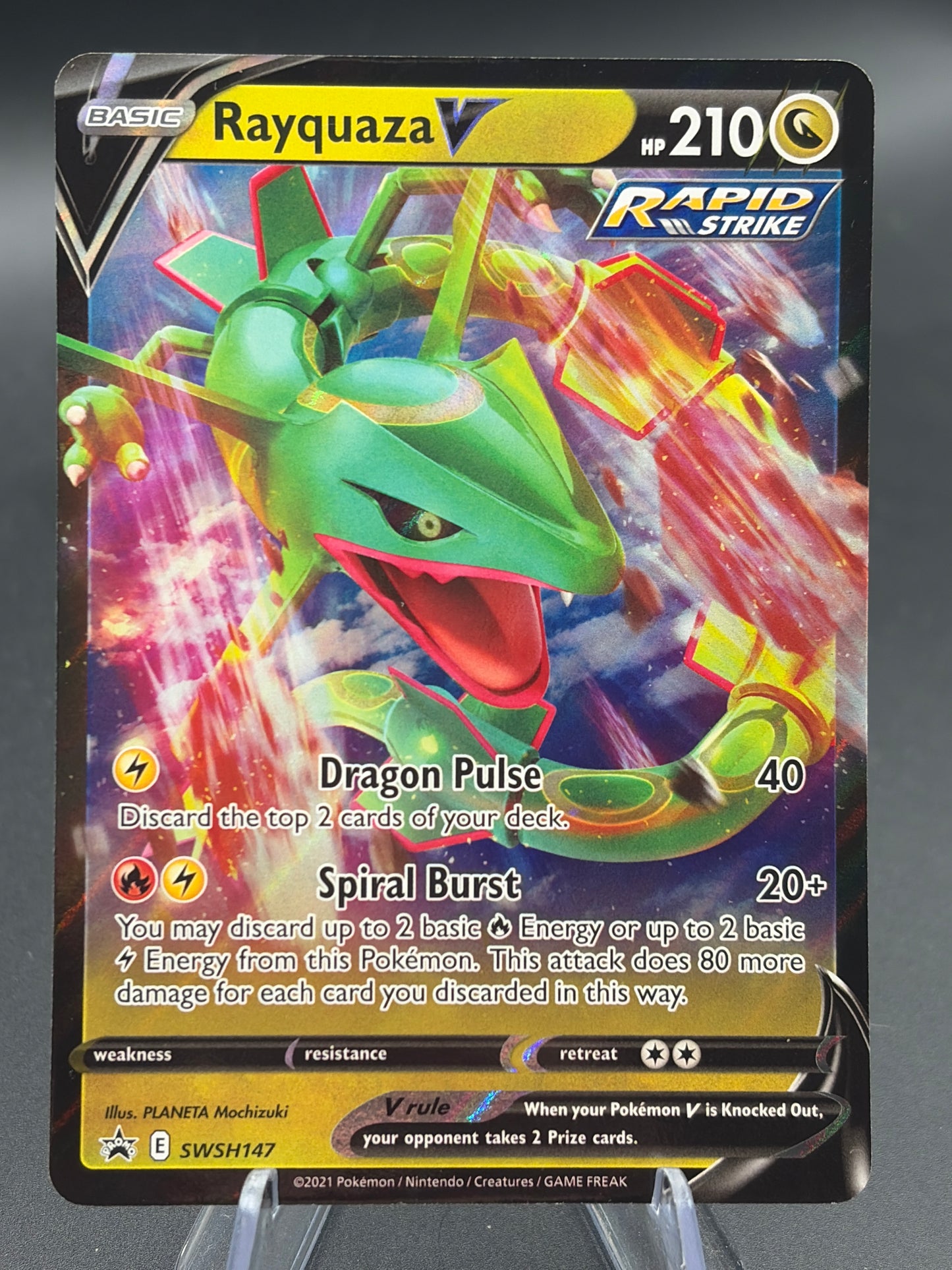 Pokémon TCG: 2021 Rayquaza V SWSH147 SWSH: Sword & Shield Promos