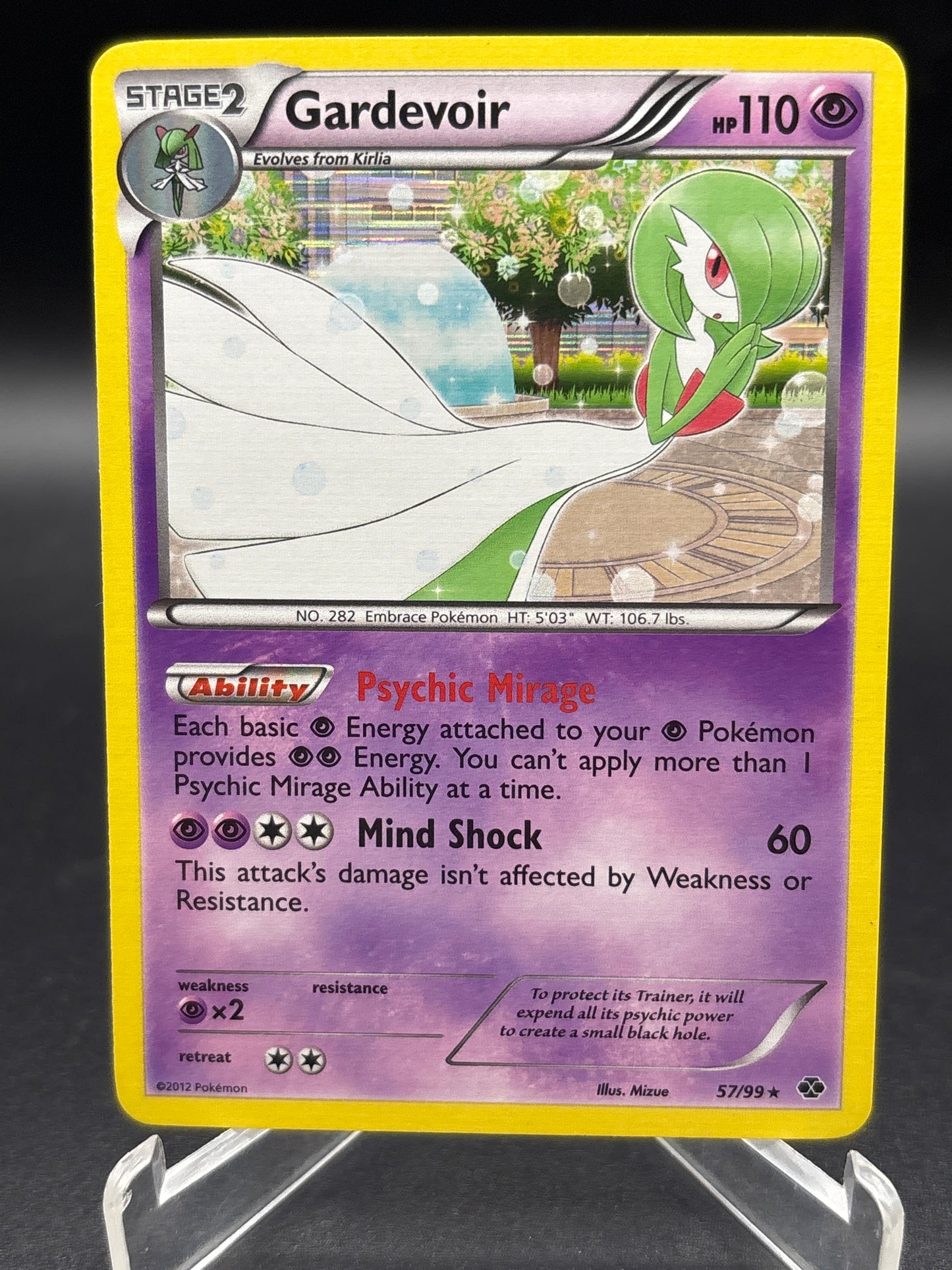 Pokémon TCG:  Gardevoir 57/99 Next Destinies Holo