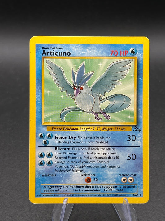 Pokémon TCG: 1999 - Articuno - 17/62 - Fossil