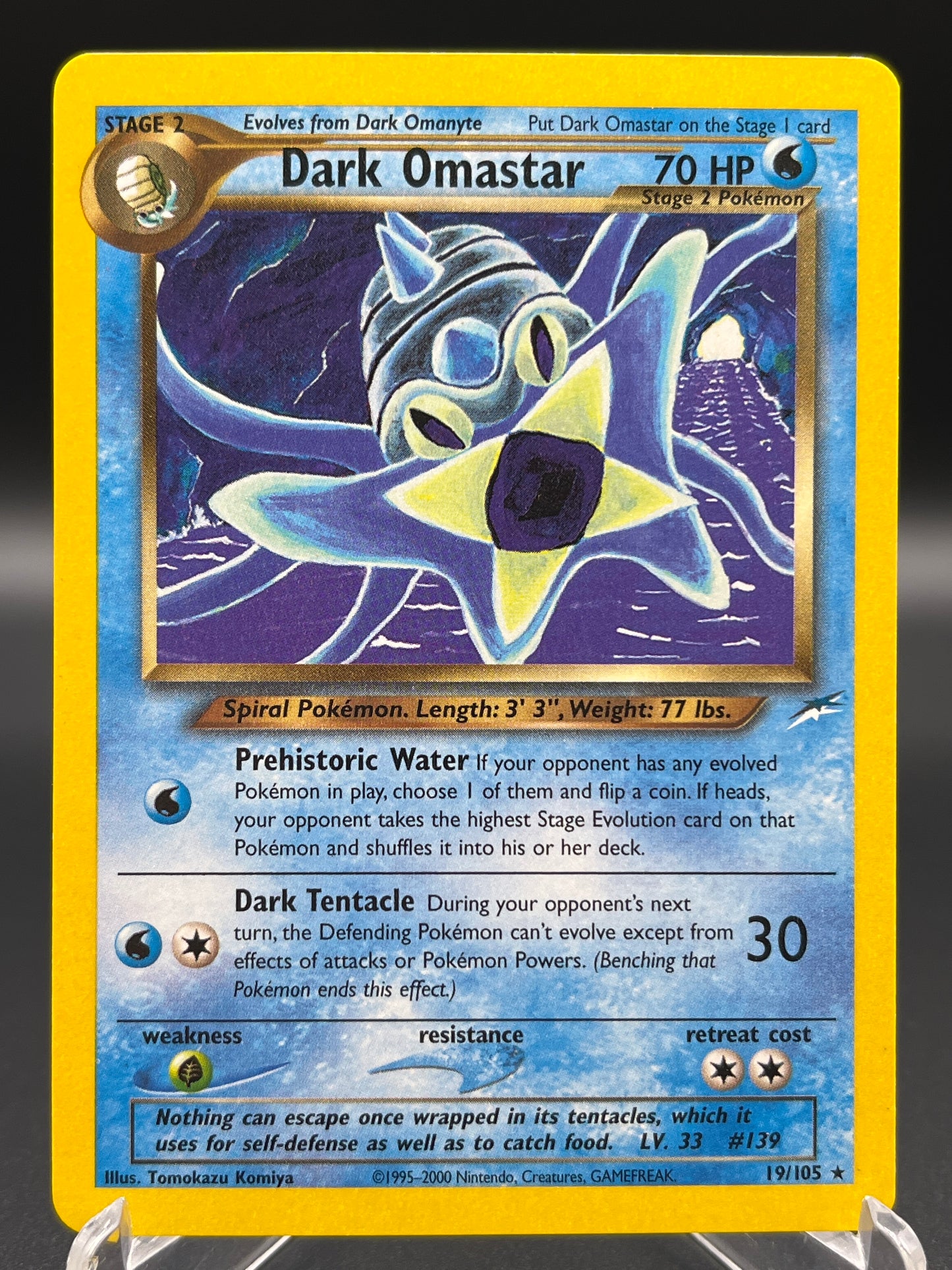 Pokémon TCG: 2000 Dark Omastar 19/105 - Neo Destiny