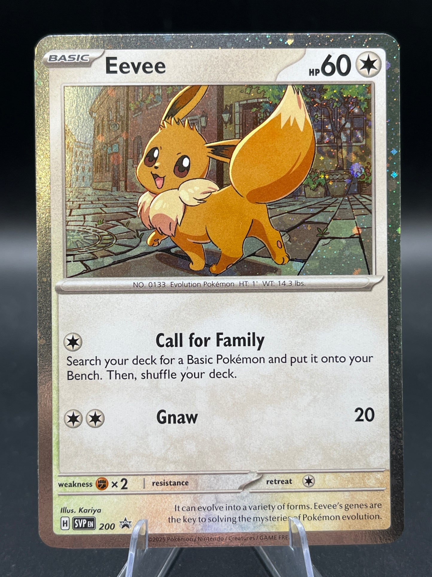 Pokemon TCG: 2025 Eevee 200 (Cosmos Holo) - SV: Scarlet & Violet Promo Cards