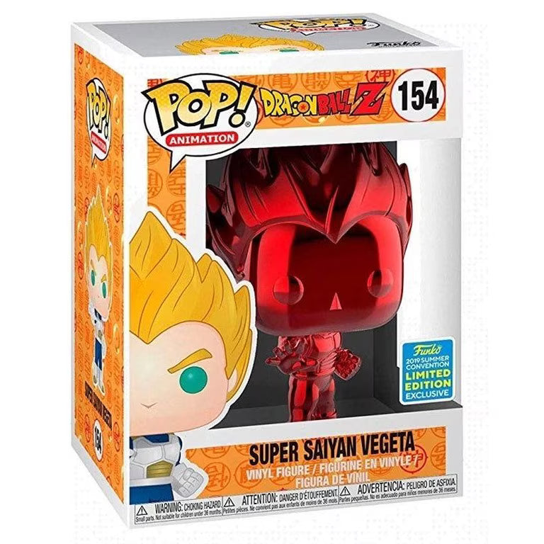 Auto Funko PoP! Animation: Super Sayian Vegeta 154 - 2019 Summer Convention Exclusive