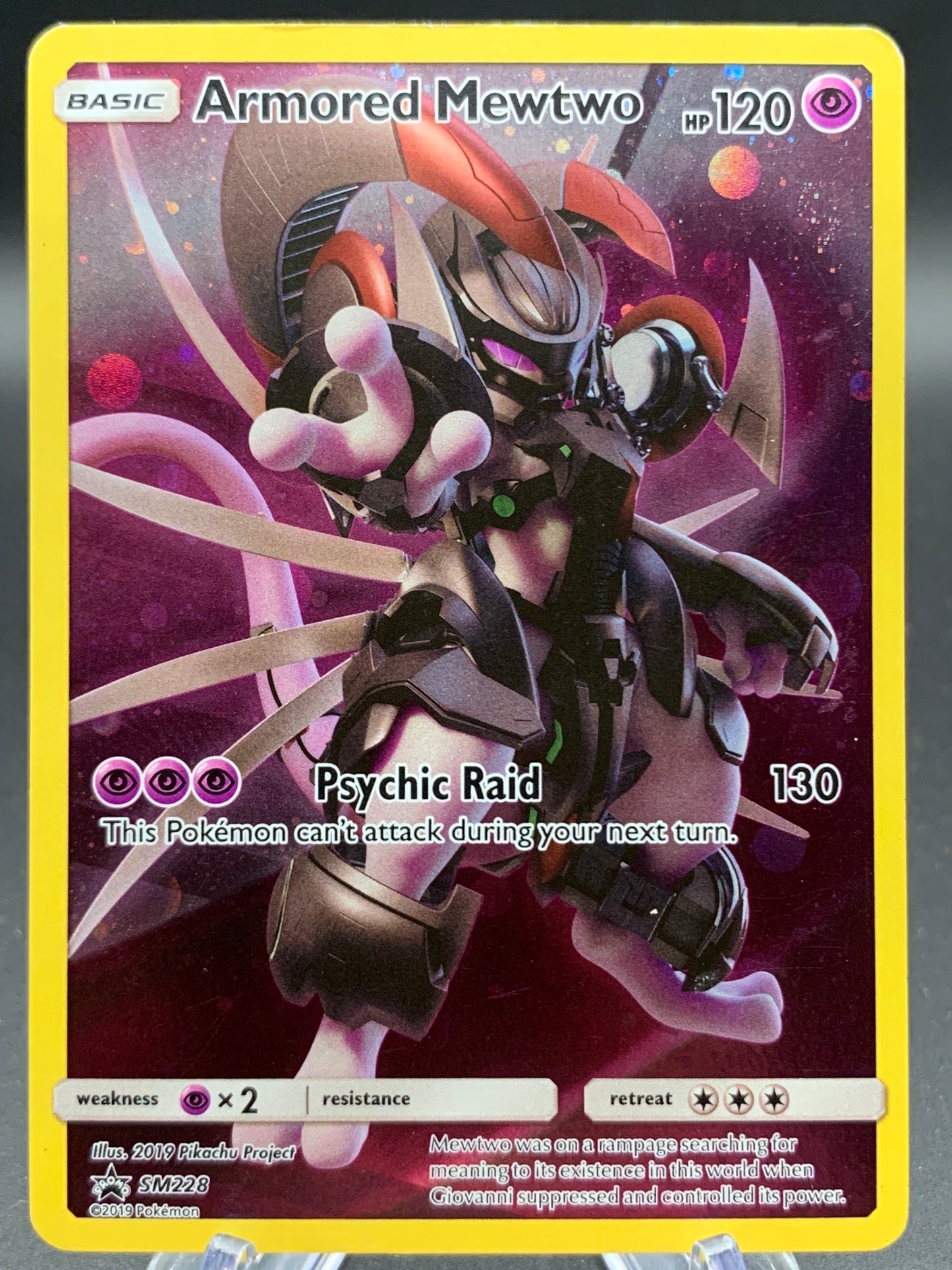 Pokémon TCG: 2019 Armored Mewtwo - SM228 - S&M: Promo