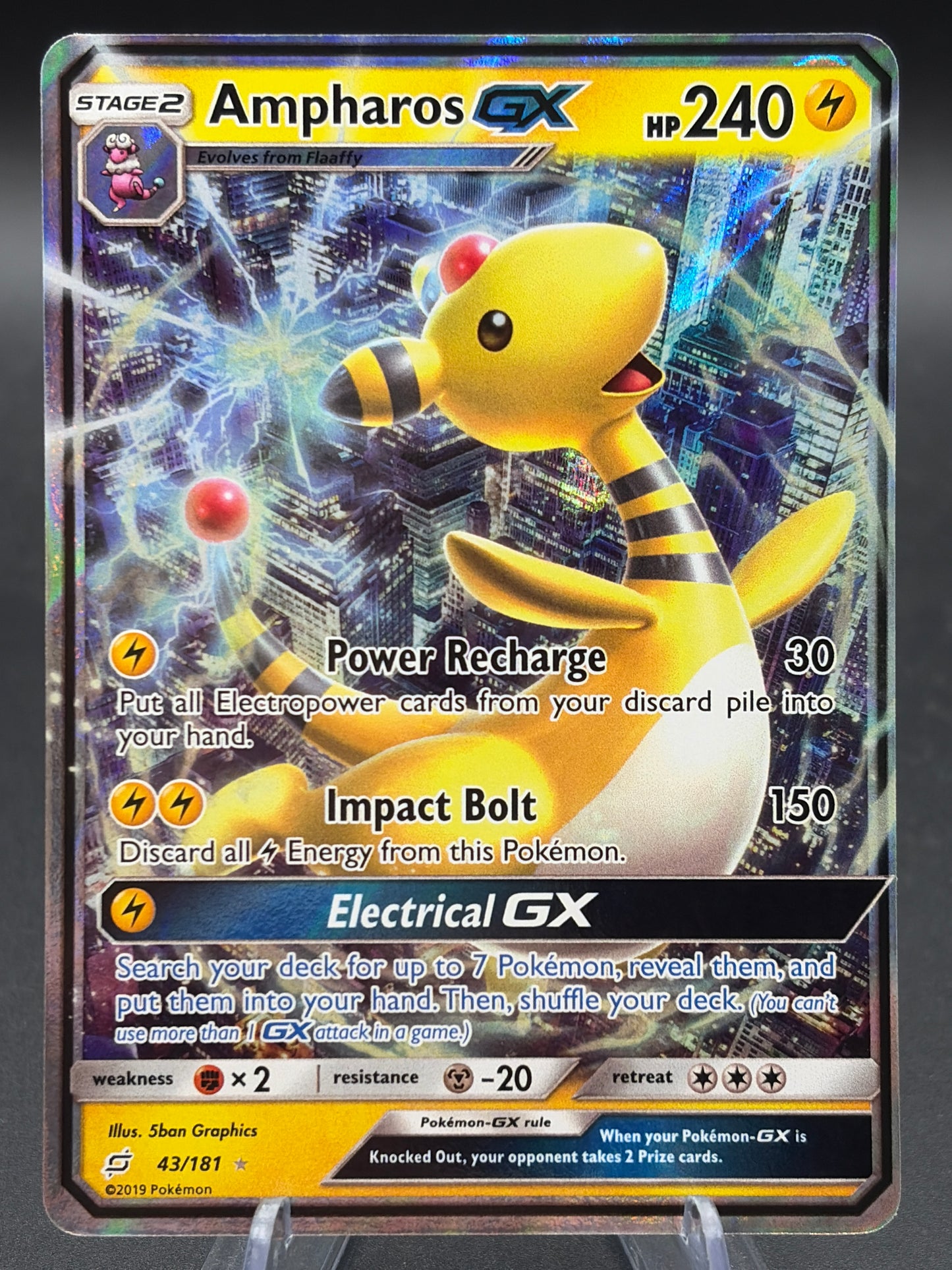 Pokémon TCG: 2019 Ampharos GX - SM - Team Up (SM9)