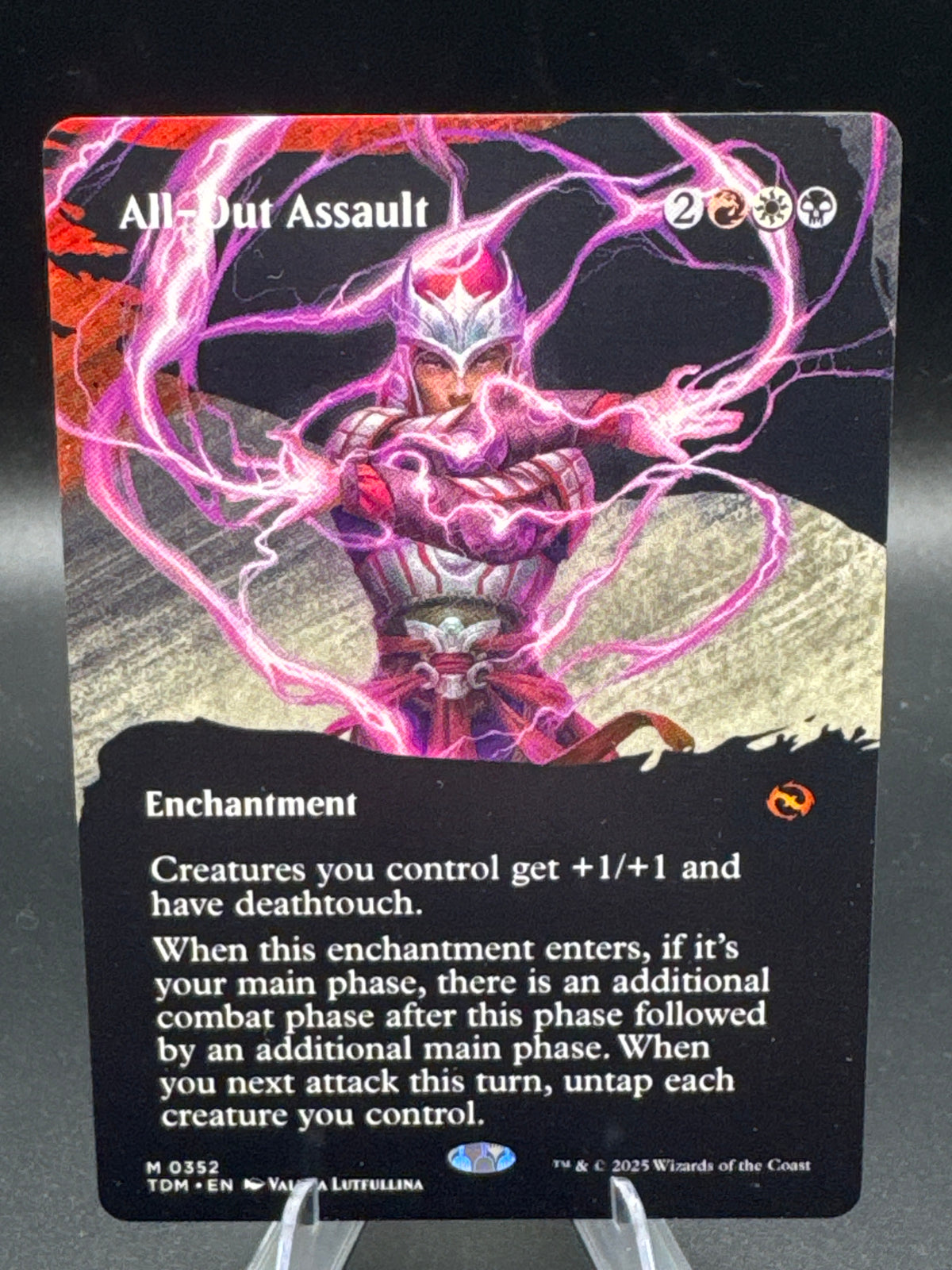 MTG TCG: 2025 All-Out Assault (Borderless) - 0352 - Tarkir: Dragonstorm (TDM)